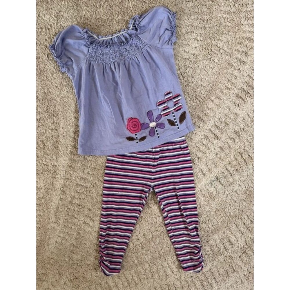 Faded Glory vintage girls size 5 (5T) matching set